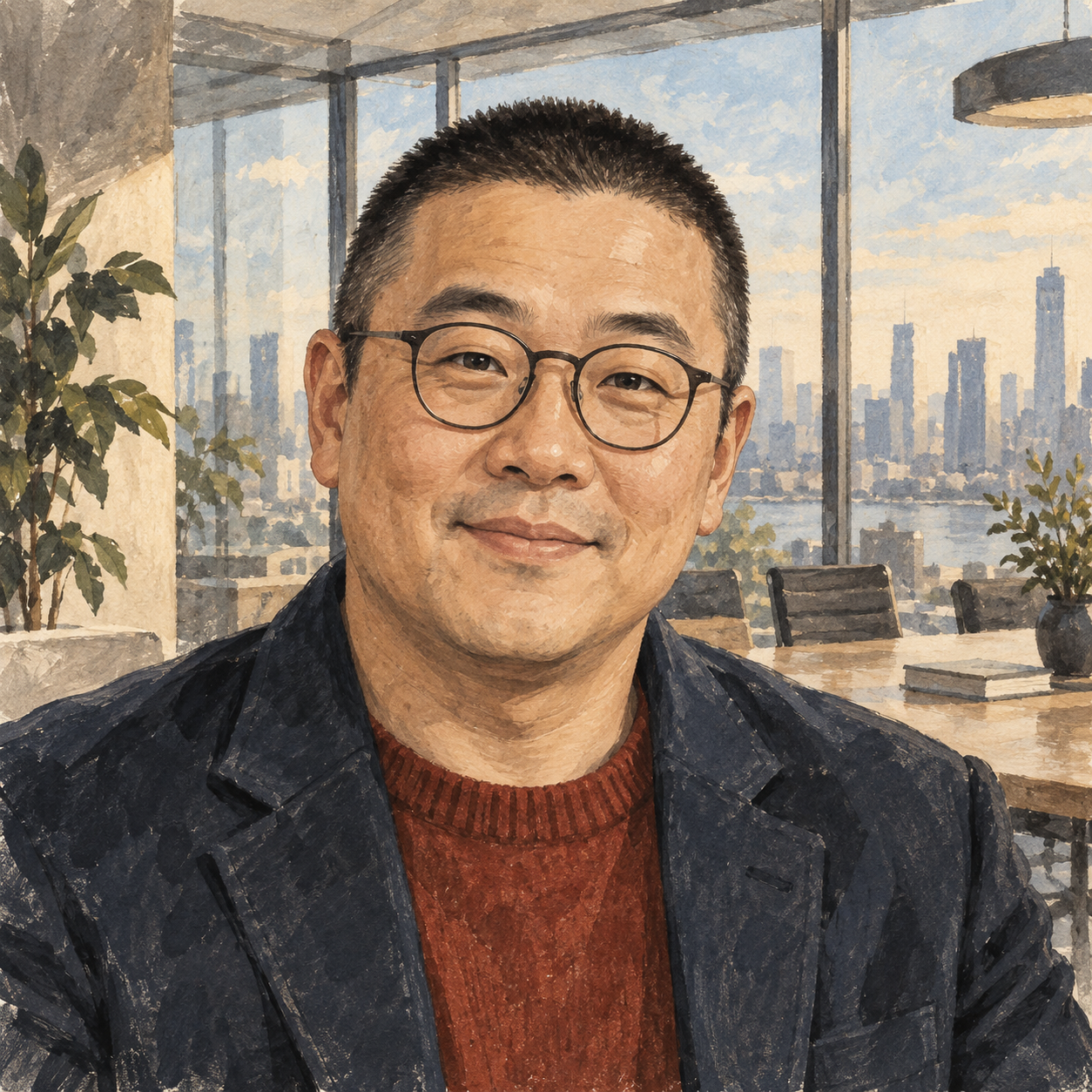 Illustrative portrait for the HOL commercial manager persona