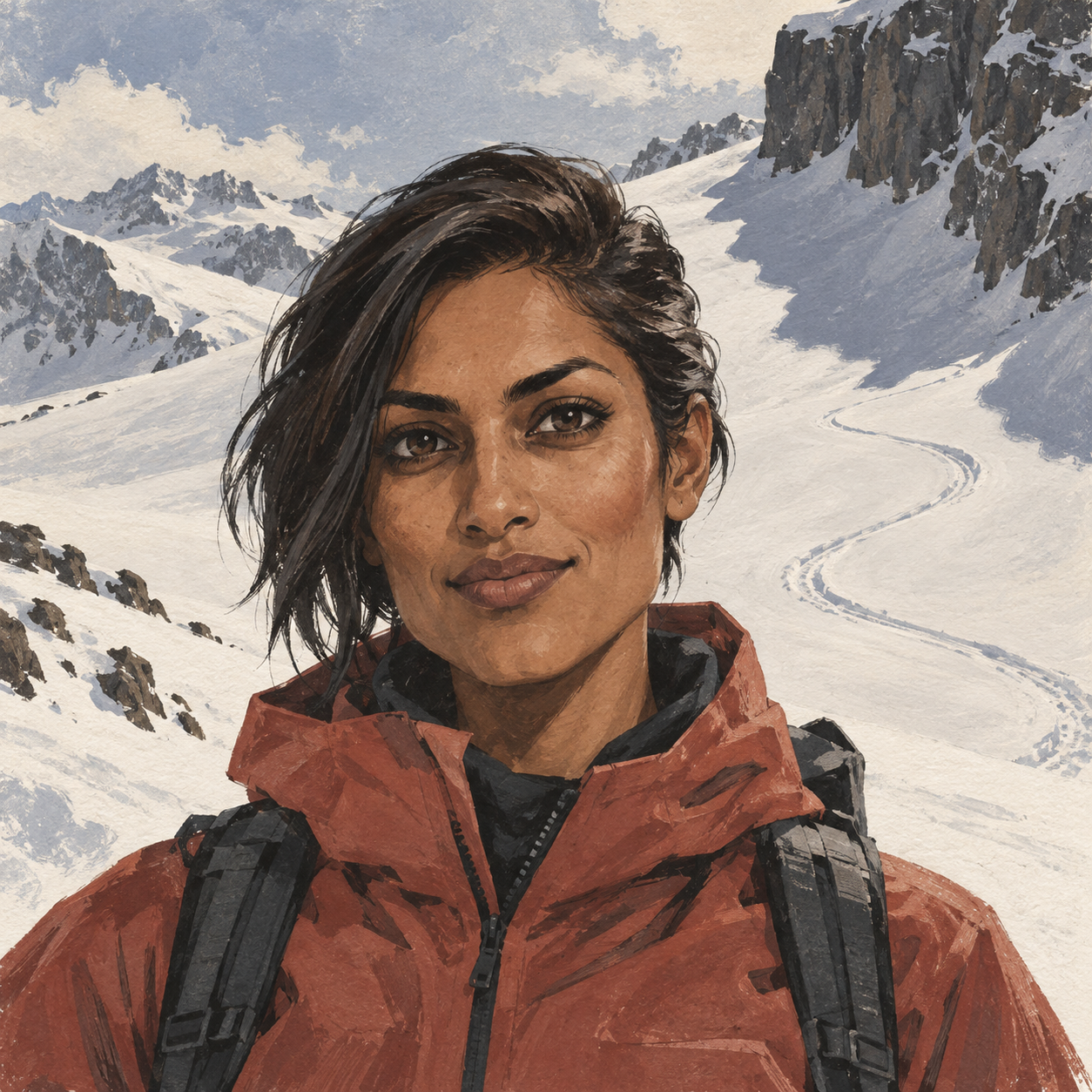 Illustrative portrait for the Professional athlete persona